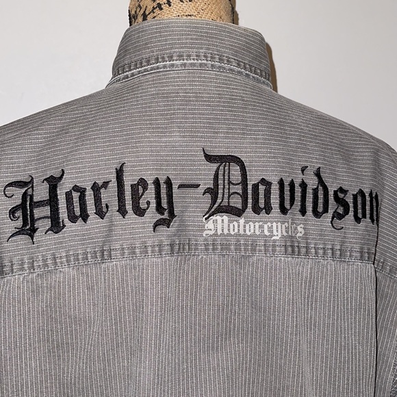 Harley-Davidson Mens Snap Down Casual Shirt - Picture 1 of 10